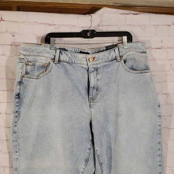 NEW Talbots Everyday Relaxed Jeans Ankle Light High Straight Stretch Womens 20W - Picture 2 of 8